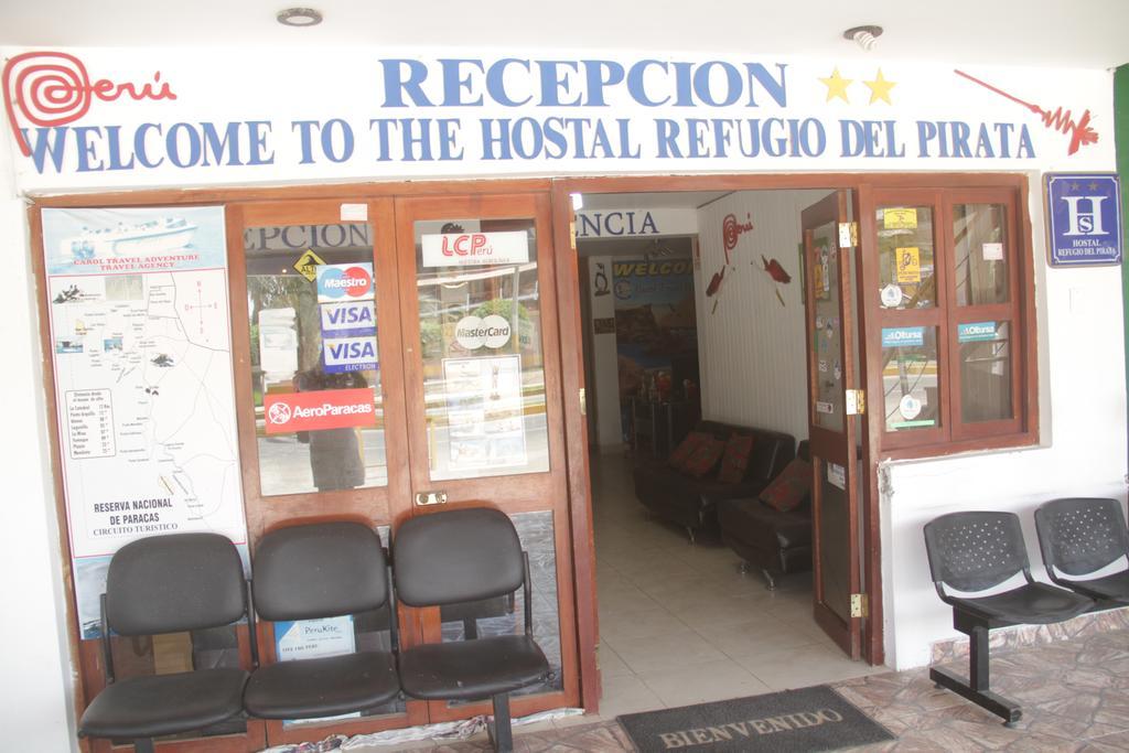 Refugio Del Pirata Hostel Paracas Exterior foto